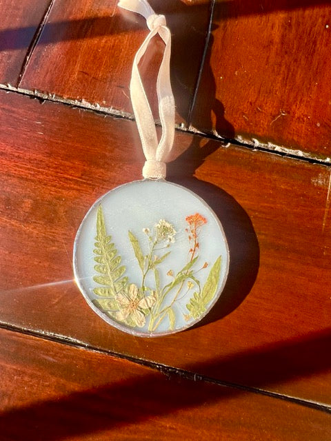 Pressed Flower Ornaments
