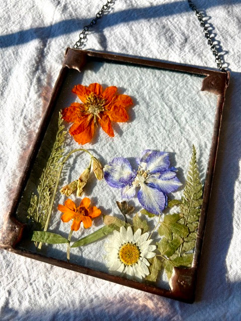 Pressed Flower Panel