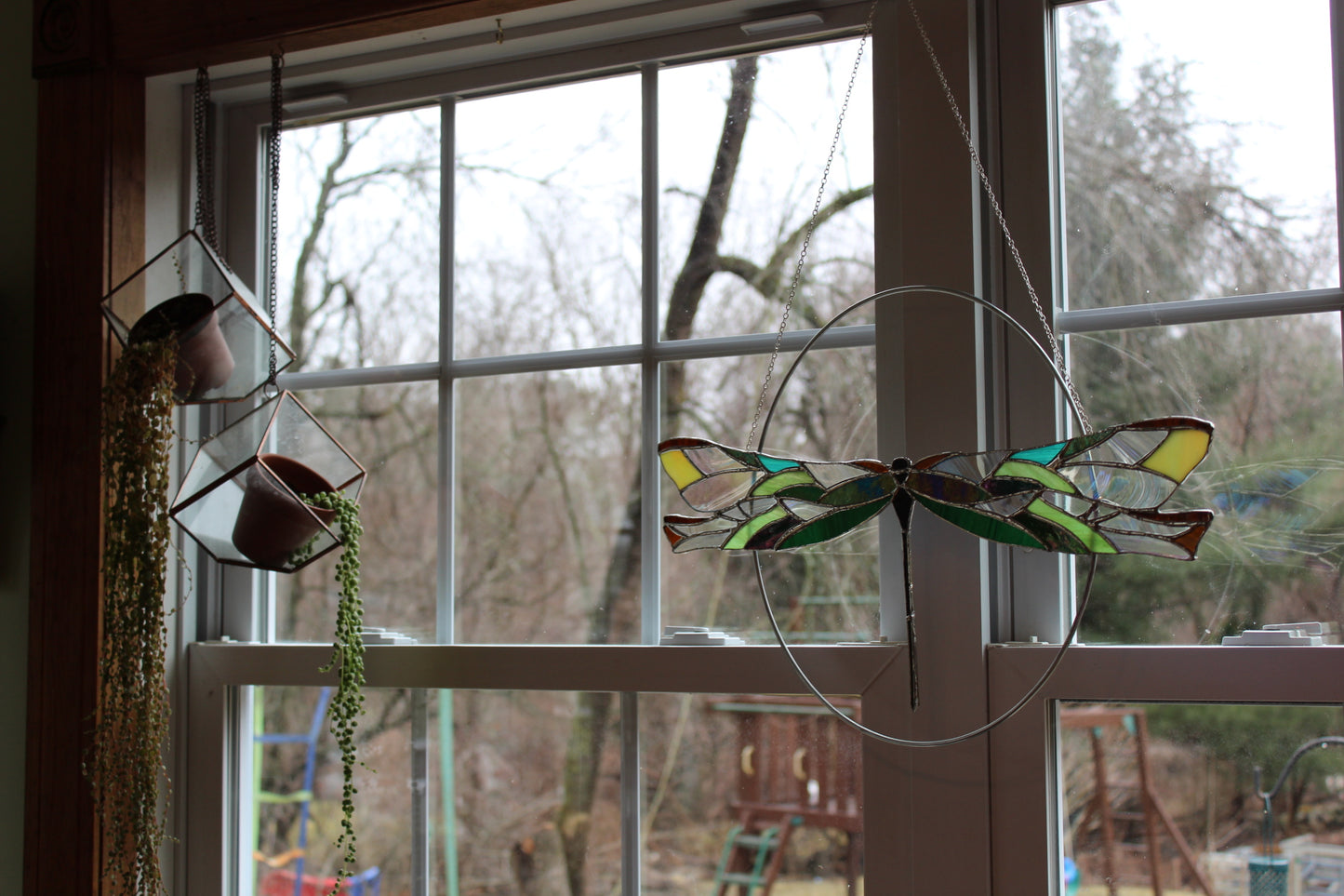 Stained Glass Dragonfly