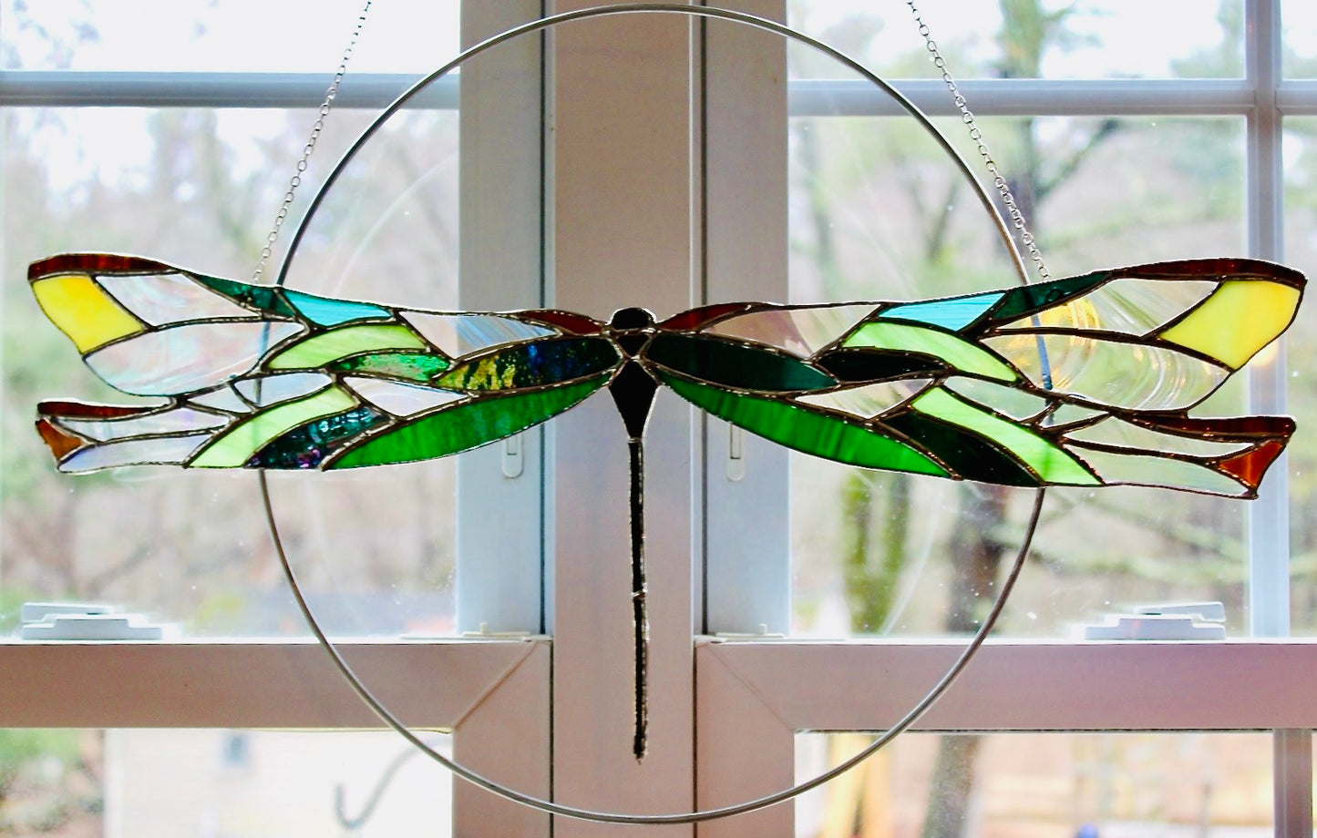 Stained Glass Dragonfly