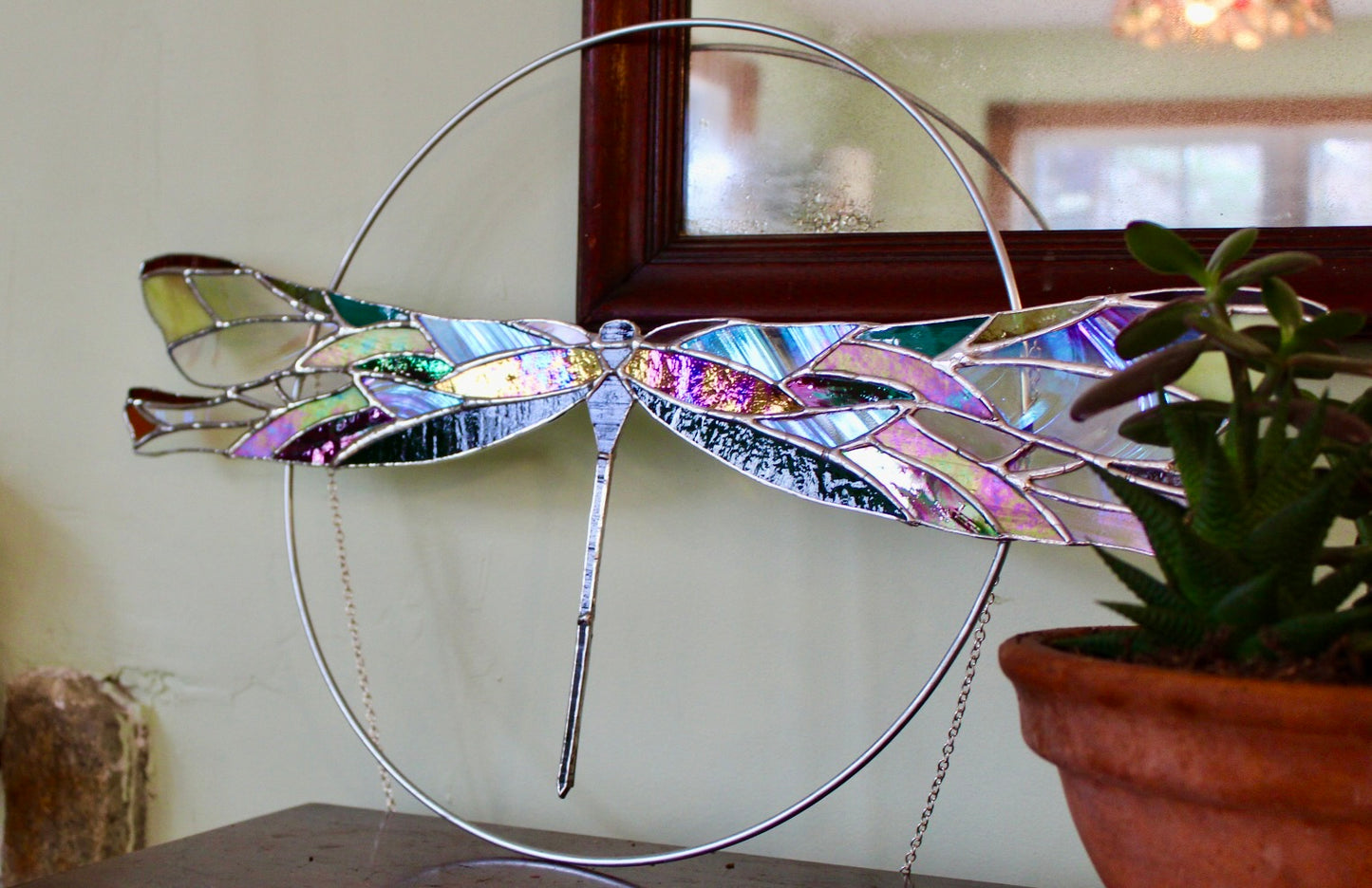 Stained Glass Dragonfly