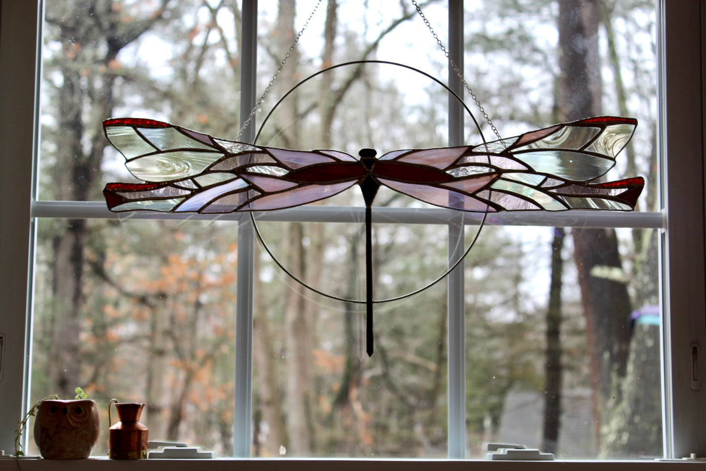 Stained Glass Dragonfly