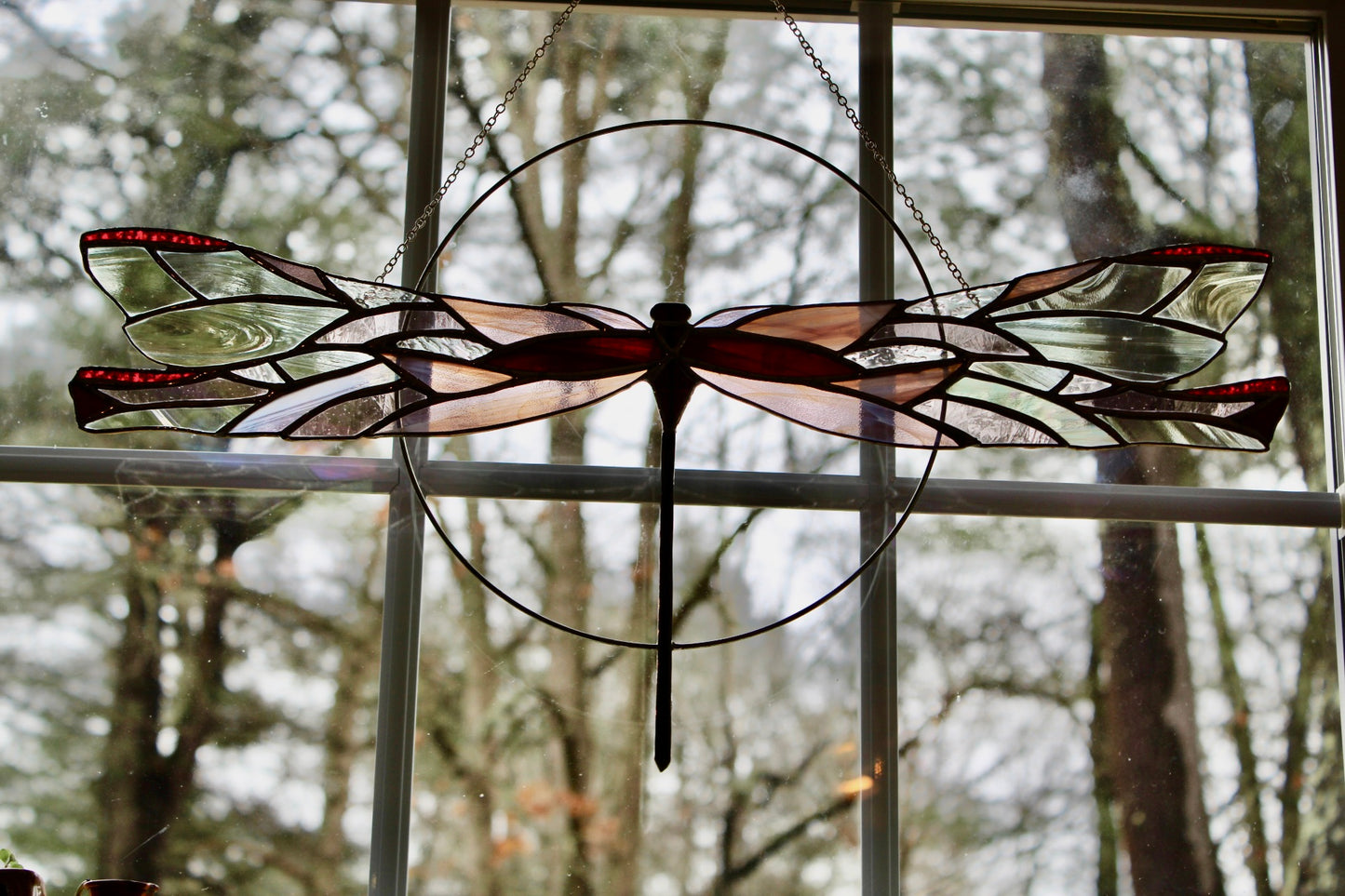 Stained Glass Dragonfly