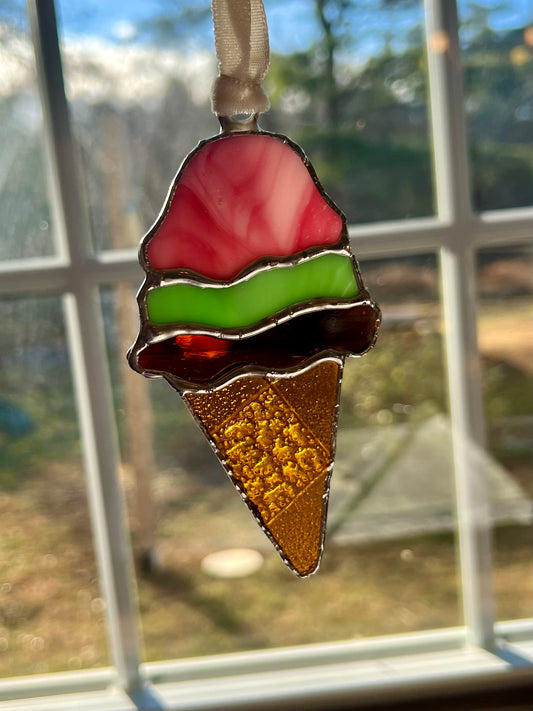 Ice Cream Cone Ornaments