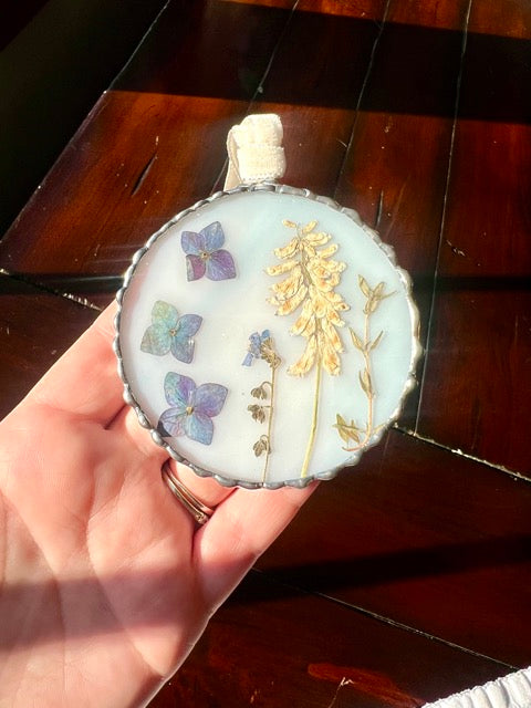 Pressed Flower Ornaments