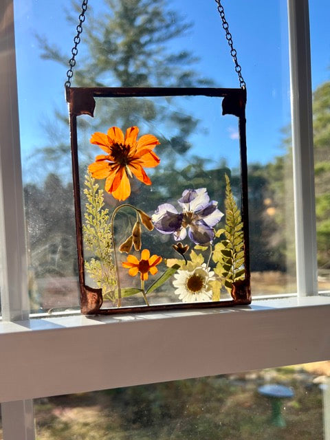 Pressed Flower Panel