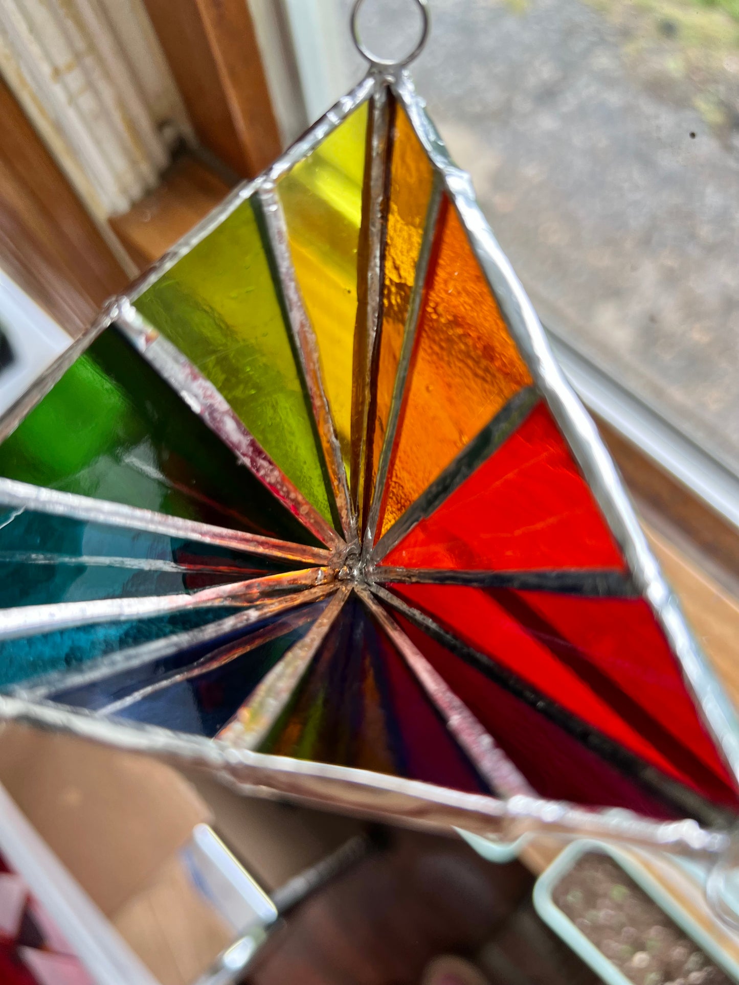 Handmade Rainbow Air Plant Hanger