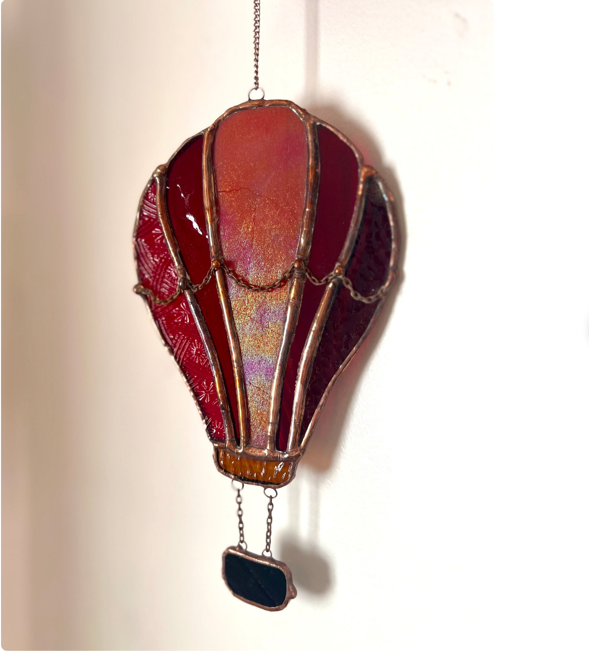 Stained Glass Antique Style Hot Air Balloons